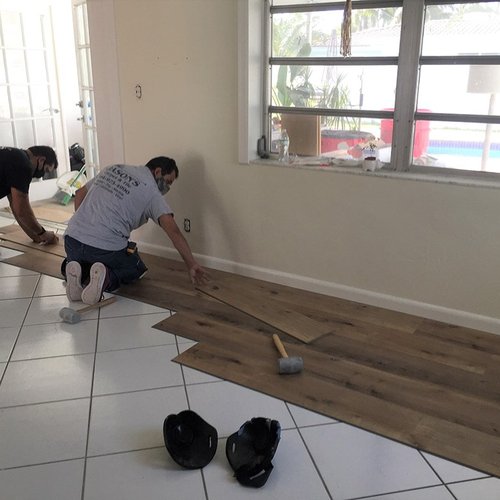 Contemporary flooring renovation by Jason's Carpet & Tile in Margate, and Port St. Lucie FL