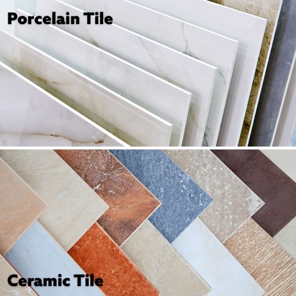 Porcelain vs Ceramic tile comparison