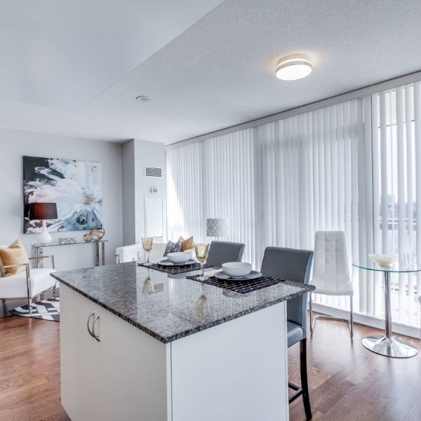 New flooring in a Florida condo