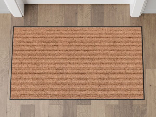 Door Mat on a modern hardwood floor in a bright room
