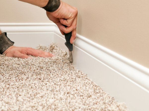 Professional carpet flooring installation
