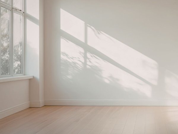 Hardwood flooring in a new home with bright natural light