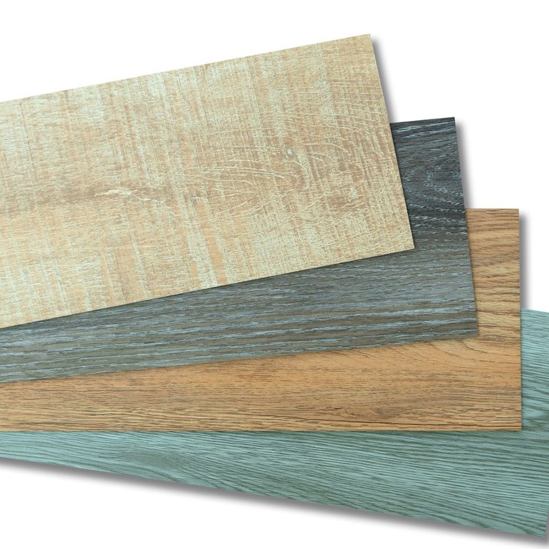 Vinyl flooring samples