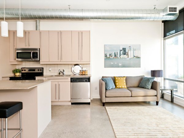Durable Flooring in a compact Florida condo