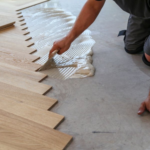 Professional vinyl flooring installation