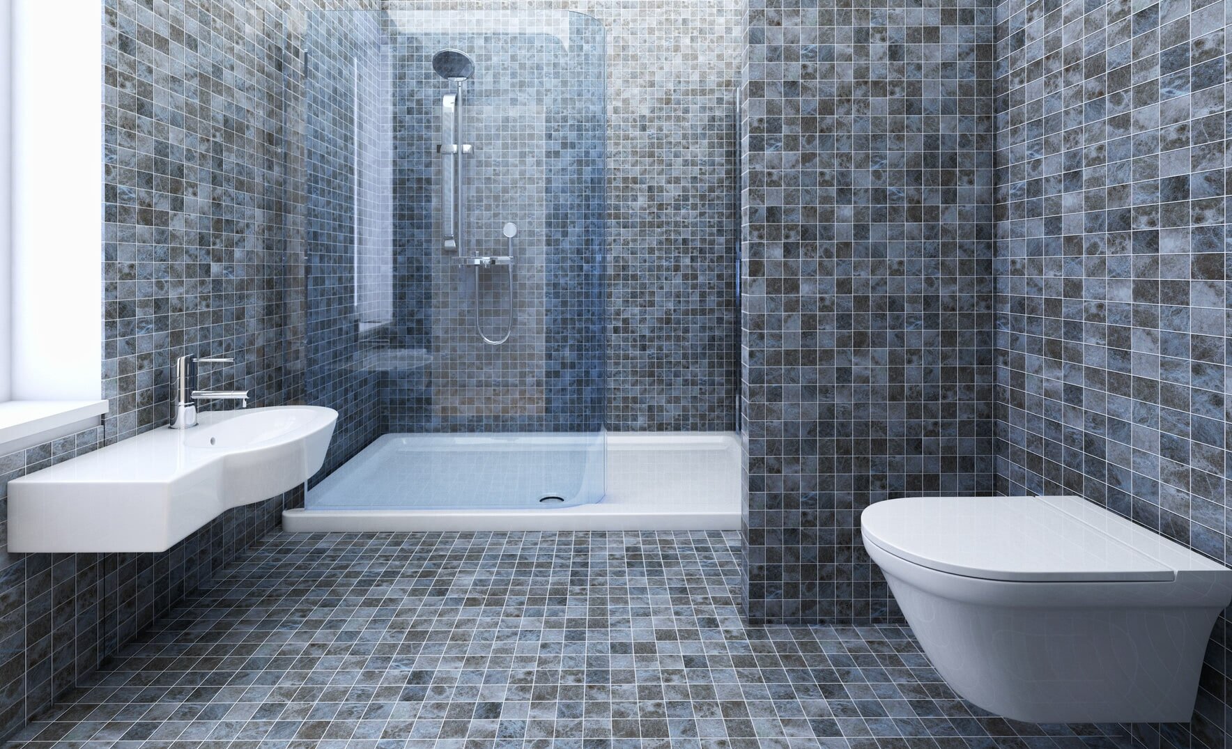 Bathroom-Tile-Flooring-Mohawk-Stock-Image